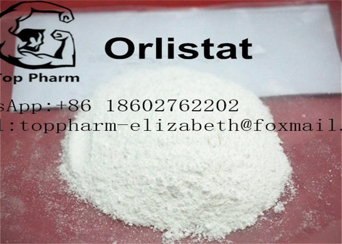 Orlistat CAS 96829-58-2 Pharmaceutical Raw Materials Lipid Lowering Medicine Reducing Weight 99%purity bodybuilding