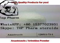 Oral Anastrozole /Arimidex CAS 120511-73-1  raw powder 99% purity for gain muscle