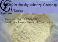 CAS 23454-33-3 Trenbolone Hexahydrobenzyl Carbonate Build Muscle Steroids  99%purity yellow powder