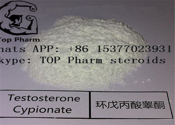 Raw white powder Testosterone Cypionate Test Cyp  CAS 58-20-8 gain muscles