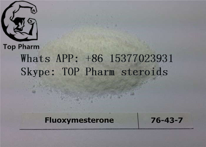 Oral testosterone powder Fluoxymesterone/Halotestin CAS:76-43-7 muscle gain powder