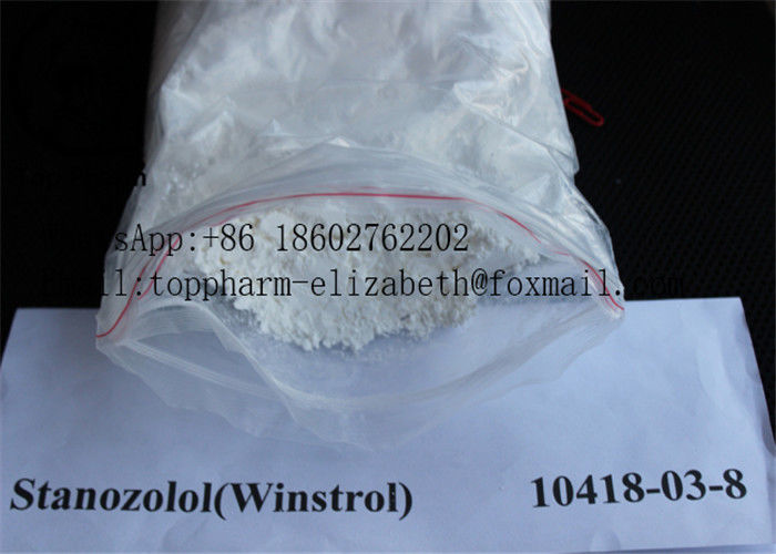 Stanozolol Pharmaceutical Raw Materials CAS 10418-03-8 Safe Steroids For Bodybuilding white powder 99%purity
