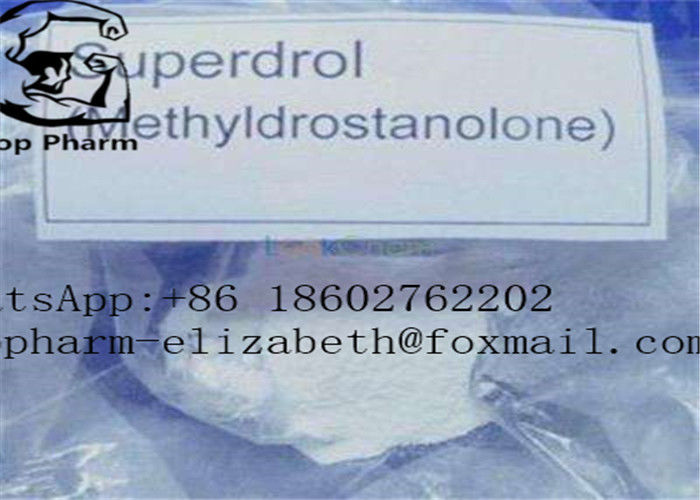 Superdrol White Crystalline Powder CAS 3381-88-2 Anabolic Androgenic Steroid 99%purity  bodybuilding