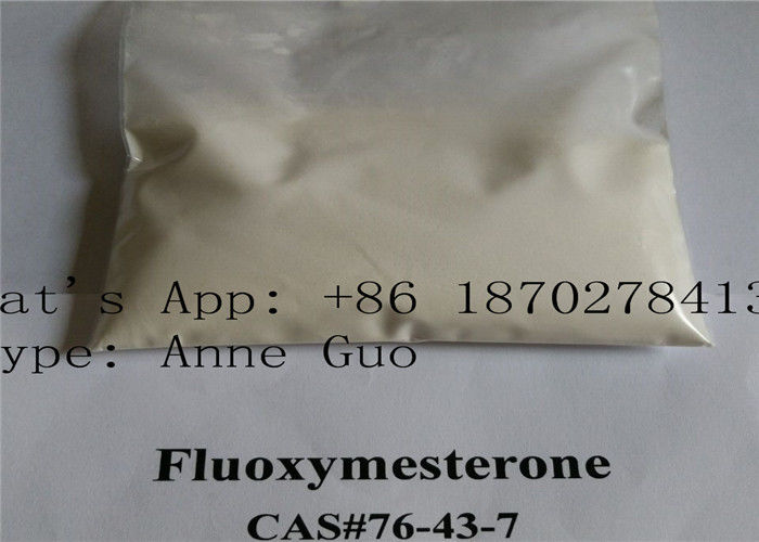 Muscle Gain Fluoxymesterone Raw Testosterone Powder CAS 76-43-7